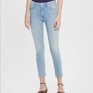 Mother High Waisted The Looker Crop Jeans